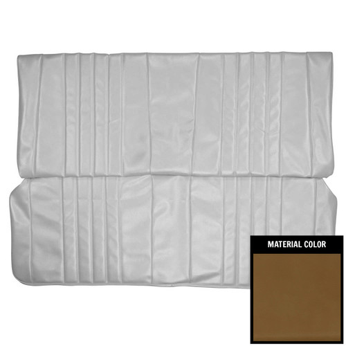 1968 Chevelle; 2 Door Hardtop; Rear Bench Seat Cover; Saddle