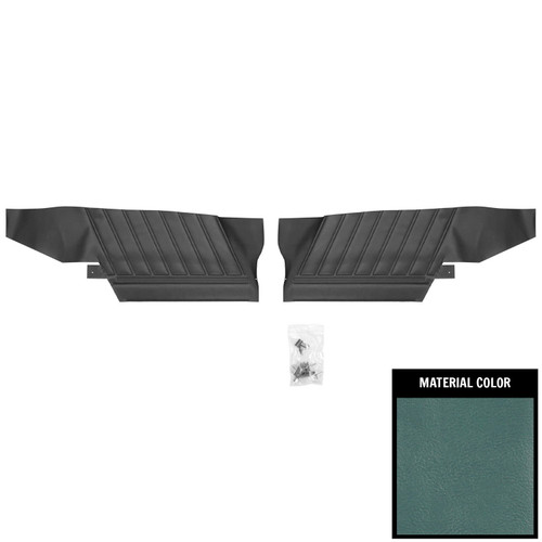 1968 Chevrolet Impala/SS Hardtop  Light Blue Rear Door Panels