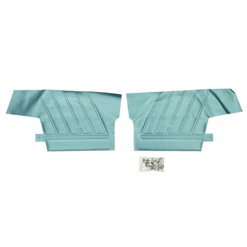 1968 Chevrolet Impala/SS Convertible  Light Blue Rear Door Panels