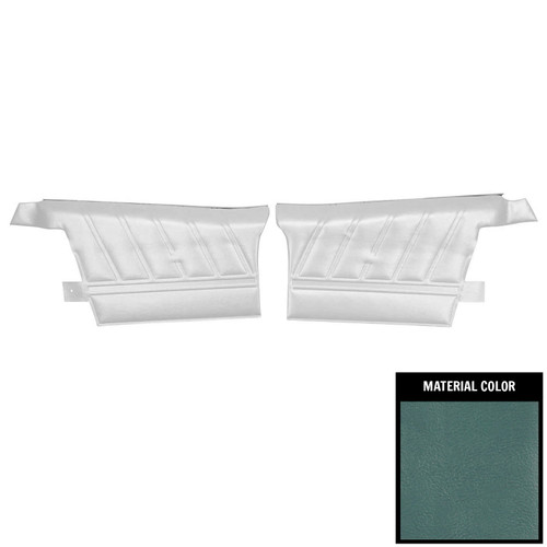 1968 Chevrolet Impala SS Convertible Pre-Assembled Light Blue Rear Door Panels