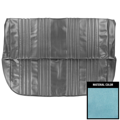 1968 Impala; 4 Door Hardtop; Rear Bench Seat Cover; Light Blue