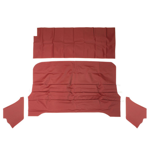 1968-72 El Camino; Deluxe Ribbed Headliner; Dark Red