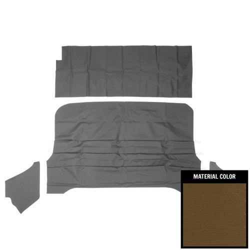 1968-72 El Camino; Deluxe Perforated Headliner; Dark Saddle