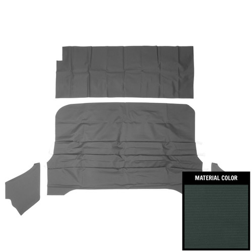 1968-72 El Camino; Deluxe Ribbed Headliner; Dark Green