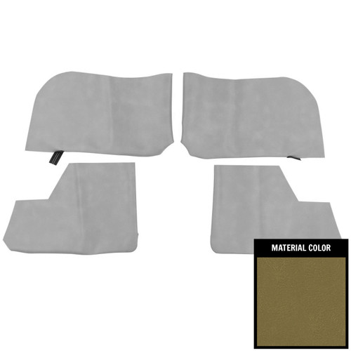 1968 Oldsmobile Cutlass; Convertible; Rear Armrest Covers; Ivy Gold