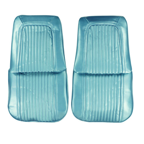 1968 Oldsmobile Cutlass Supreme; Front Bucket Seat Covers; Bright Blue