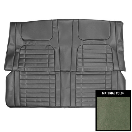 1968 Chevrolet Camaro Hardtop Deluxe Aqua Rear Bench Seat Cover