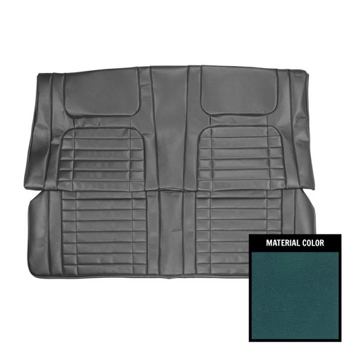 1968 Chevrolet Camaro Hardtop Deluxe Medium Blue Rear Bench Seat Cover