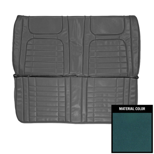 1968 Chevrolet Camaro Convertible Deluxe Medium Blue Rear Bench Seat Cover