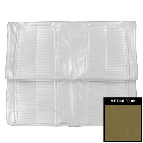 1968 Pontiac Firebird Ivy Gold Stationary Rear Bench Seat Cover