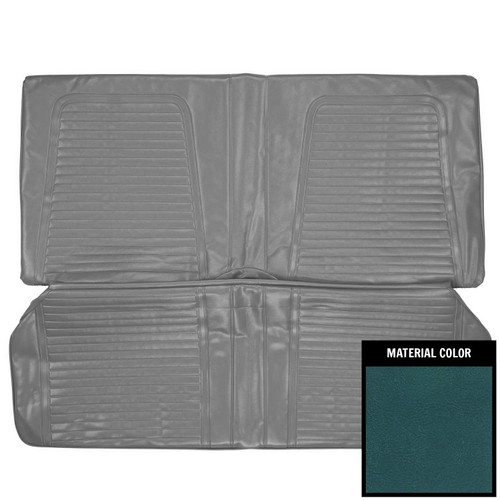 1968 Chevrolet Camaro Hardtop Standard Medium Blue Rear Bench Seat Cover
