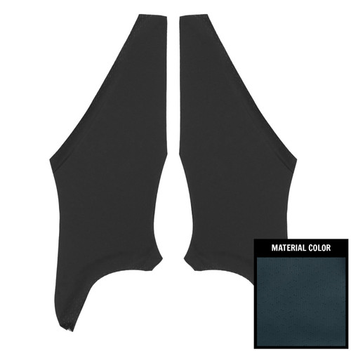 1968-72 Pontiac GTO; 2 Door Hardtop; Perforated Sail Panels; Dark Blue