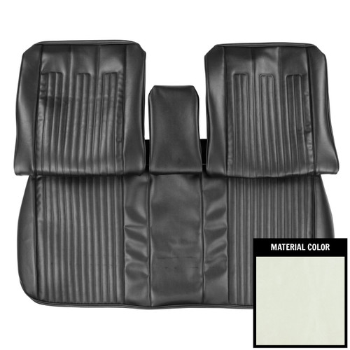 1968 Pontiac GTO Pearl Front Bench W/Arm Rest Seat Cover