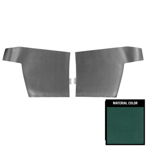 1968 Pontiac Firebird Convertible Deluxe Dark Aqua Rear D+D195:D205oor Panels