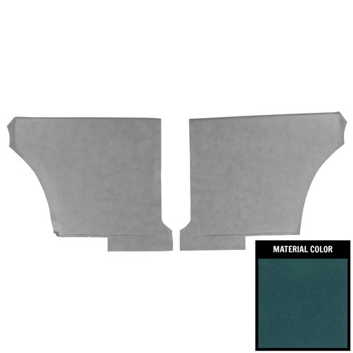 1968 Pontiac Firebird Hardtop Deluxe Medium Blue Rear Door Panels