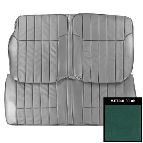 1968-69 Pontiac Firebird Deluxe Dark Aqua Folding Rear Seat Cover