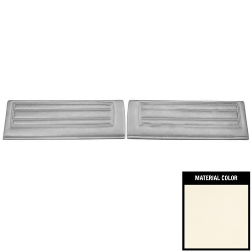 1968 Plymouth Barracuda; Standard Front Door Panels; Pearl White