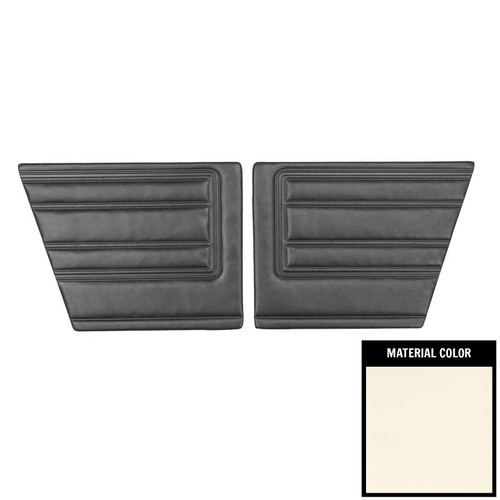 1968 Plymouth Barracuda; Fastback; Deluxe Rear Side Panels; Pearl White