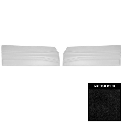 1968 Dodge Coronet; 500, R/T; Front Door Panels; Black