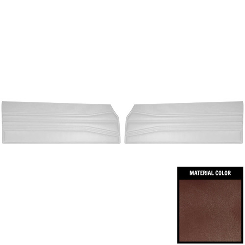 1968 Dodge Coronet; 500, R/T; Front Door Panels; Metallic Maroon