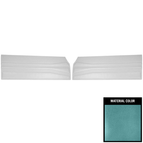 1968 Dodge Coronet; 500, R/T; Front Door Panels; 2-Tone Metallic Blue