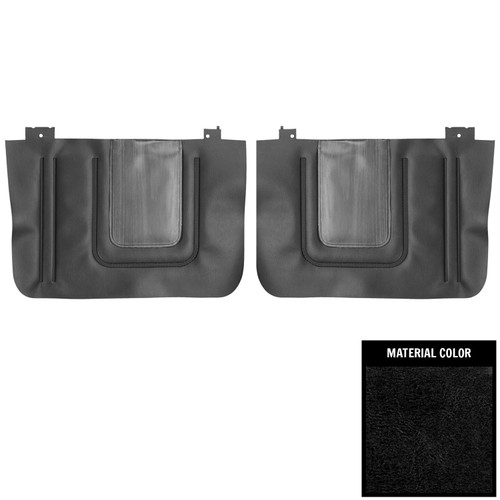 1968 Plymouth Satellite, GTX; Convertible; Rear Side Panels; Black