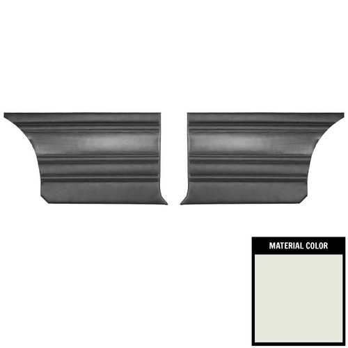 1968 Plymouth Satellite, GTX; Hardtop; Rear Side Panels; White