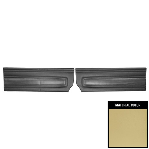 1968 Plymouth Satellite, GTX; Front Door Panels; Gold