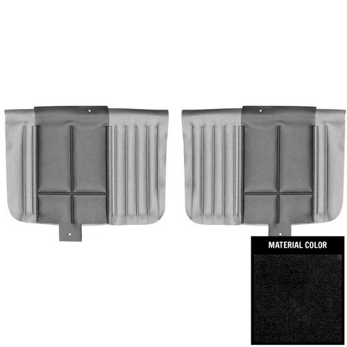 1968 Plymouth Road Runner, Satellite; Conv; Custom Décor; Rear Side Panls; Black