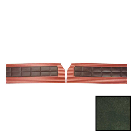 1968 Plymouth Road Runner, Satellite; Custom Décor; Frnt Door Panels; 2-Tone Grn (68KDRD822)