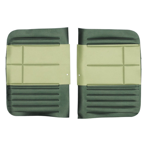 1968 Plymouth Road Runner, Satellite; Conv; Custom Decor; Rr Side Pnls; 2-Tn Grn (68KDRD823V)