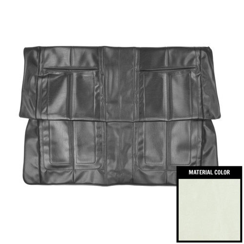 1968 Dodge Dart; GT, GTS; Hardtop; Rear Bench Seat Cover; Pearl White