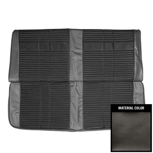 1968 Plymouth Road Runner, Satellite; Hdtp; Cust Décor; Rr Bench Seat Cvr; Black