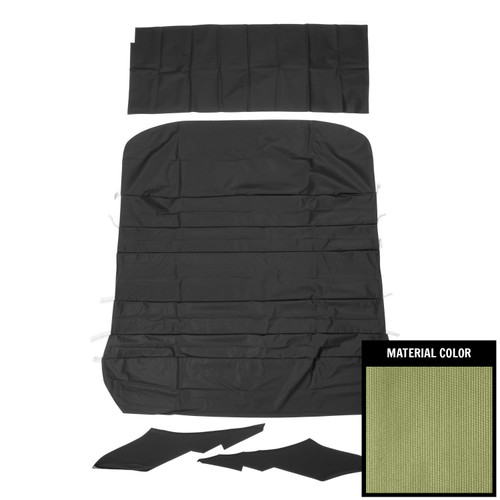 1968 Oldsmobile Cutlass S; Hardtop; Deluxe 6-Bow Ribbed Headliner; Ivy Gold