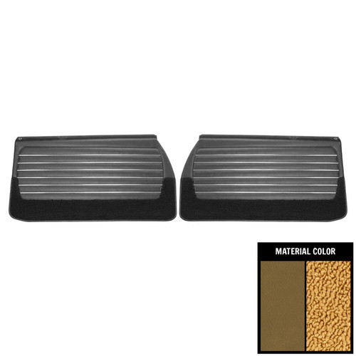 1968 Buick Skylark Custom, GS 350, GS 400; Pre-Assem Front Door Panels; Buckskin