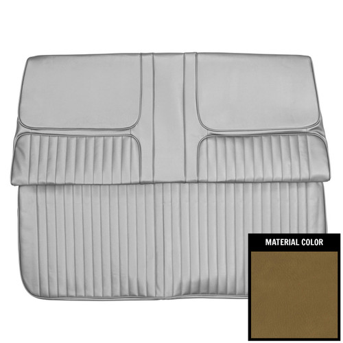 1968 Buick Skylark/GS 400 Custom Hardtop Buckskin Rear Bench Seat Cover