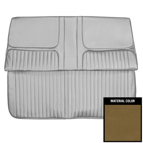 1968 Buick Skylark/GS Custom 400 Convertible Buckskin Rear Bench Seat Cover