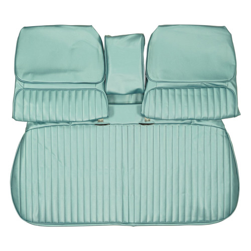 1968 Buick Skylark Custom, GS 350, GS 400; Frnt Bnch St Cvr; w/ Armrest; Lt Blue
