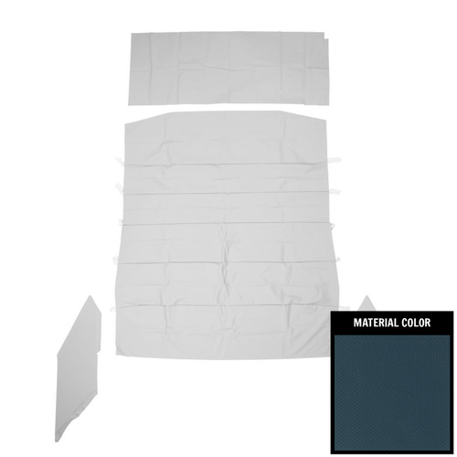 1968-72 Chevy II, Nova; 2 Door Sedan; Deluxe Basketweave Headliner; Dark Blue