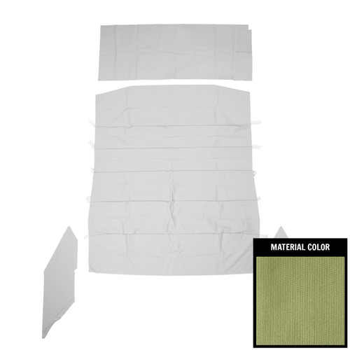 1968-72 Chevy II, Nova; 2 Door Sedan; Deluxe Ribbed Headliner; Ivy Gold