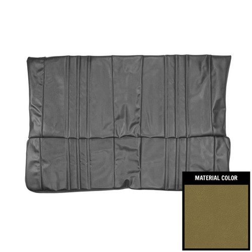 1968 Chevrolet Nova SS/Custom Hardtop Ivy Gold Rear Bench Seat Cover