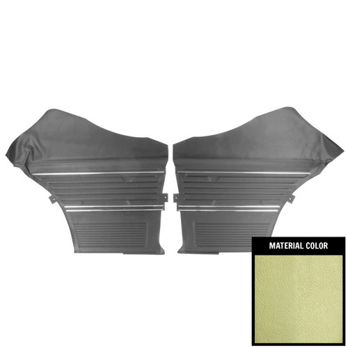 1969 Chevrolet Chevelle Hardtop Platinum Edition Light Green Rear Door Panels