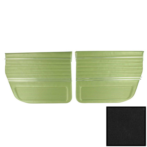 1969 Chevrolet Concours Estate/Malibu 4 Door Sedan Black Rear Door Panels