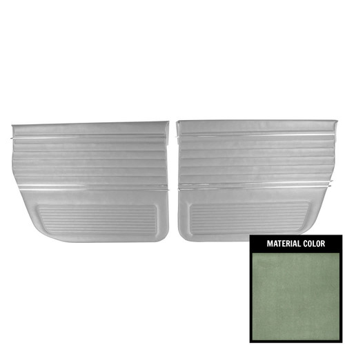 1969 Chevrolet Malibu 4 Door Sedan Green Rear Door Panels