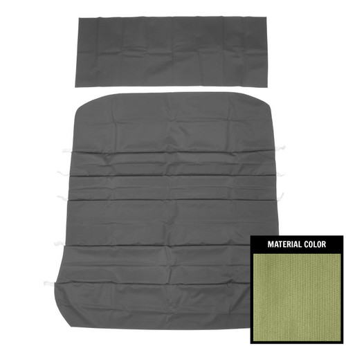 1969-72 GM A-Body; 2 Door Hardtop; Standard Ribbed Headliner; Ivy Gold