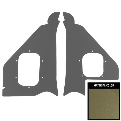 1955 Chevrolet Bel Air; Deluxe Kick Panels; Light Green