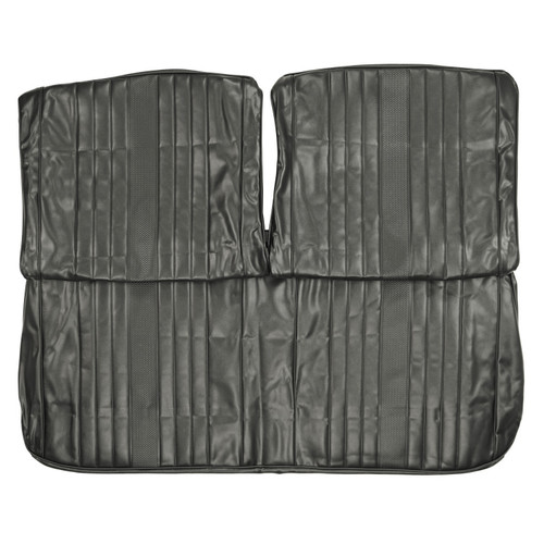 1969 Chevelle; Front Bench Seat Cover; w/o Armrest; Black