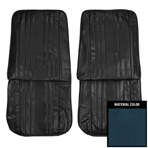 1969 Chevrolet Chevelle Dark Blue Front Bucket Seat Covers