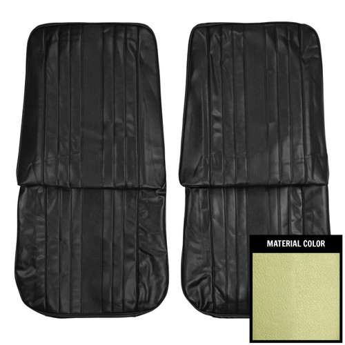 1969 Chevrolet Chevelle Light Green Front Bucket Seat Covers