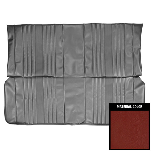 1969 Chevrolet Chevelle Hardtop Red Rear Bench Seat Cover